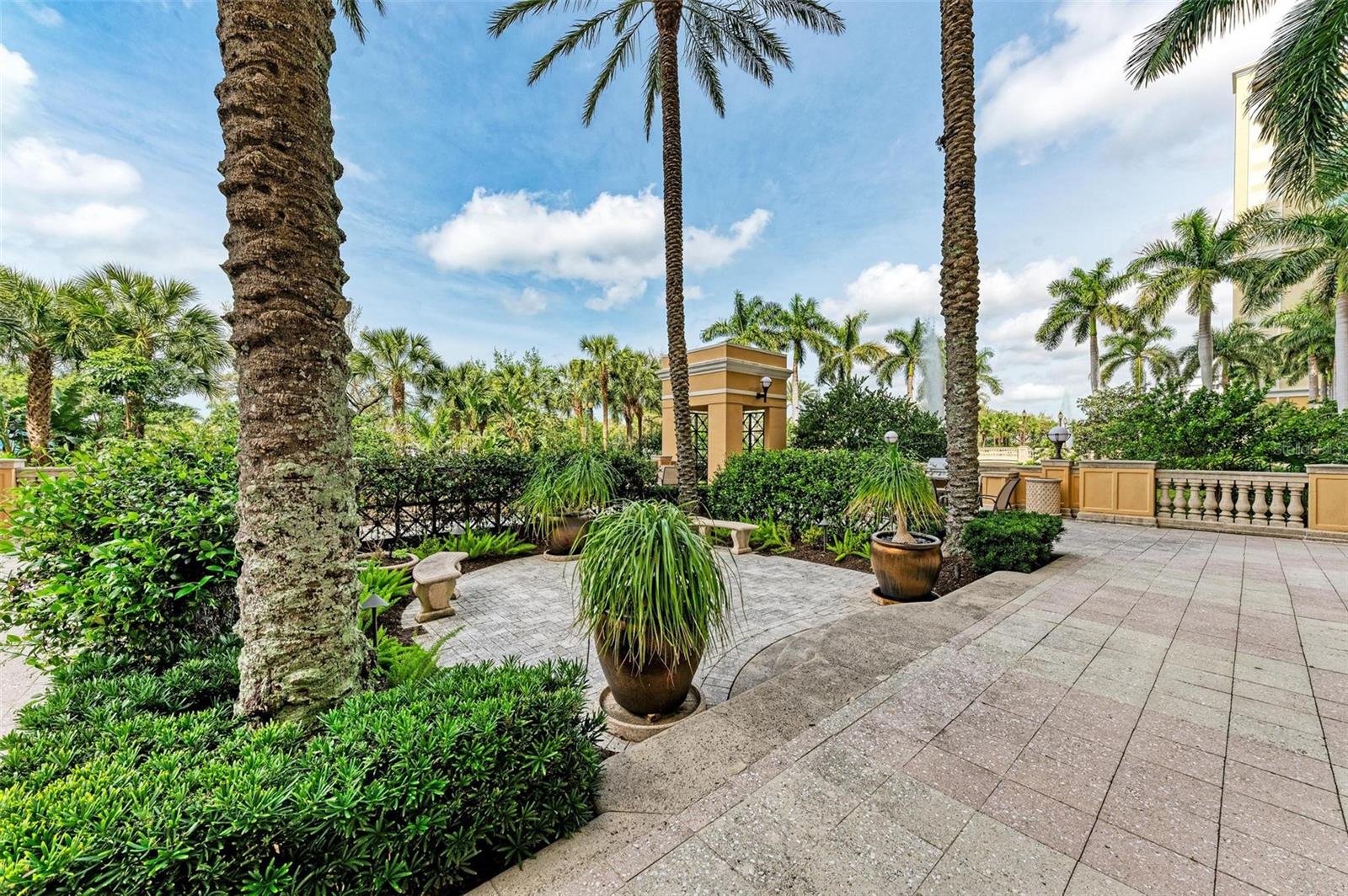 Secret garden area