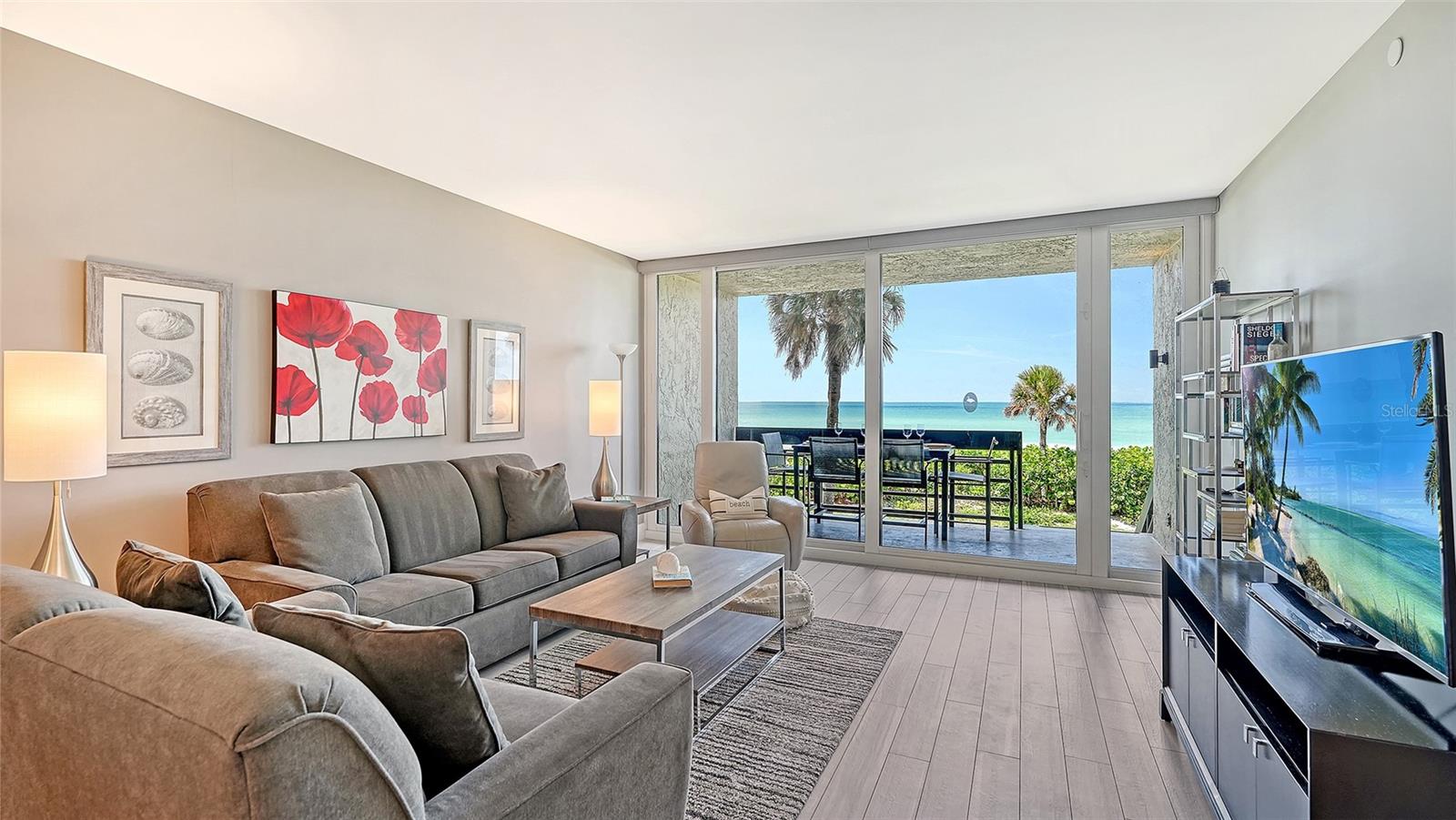 Gulf views from living area