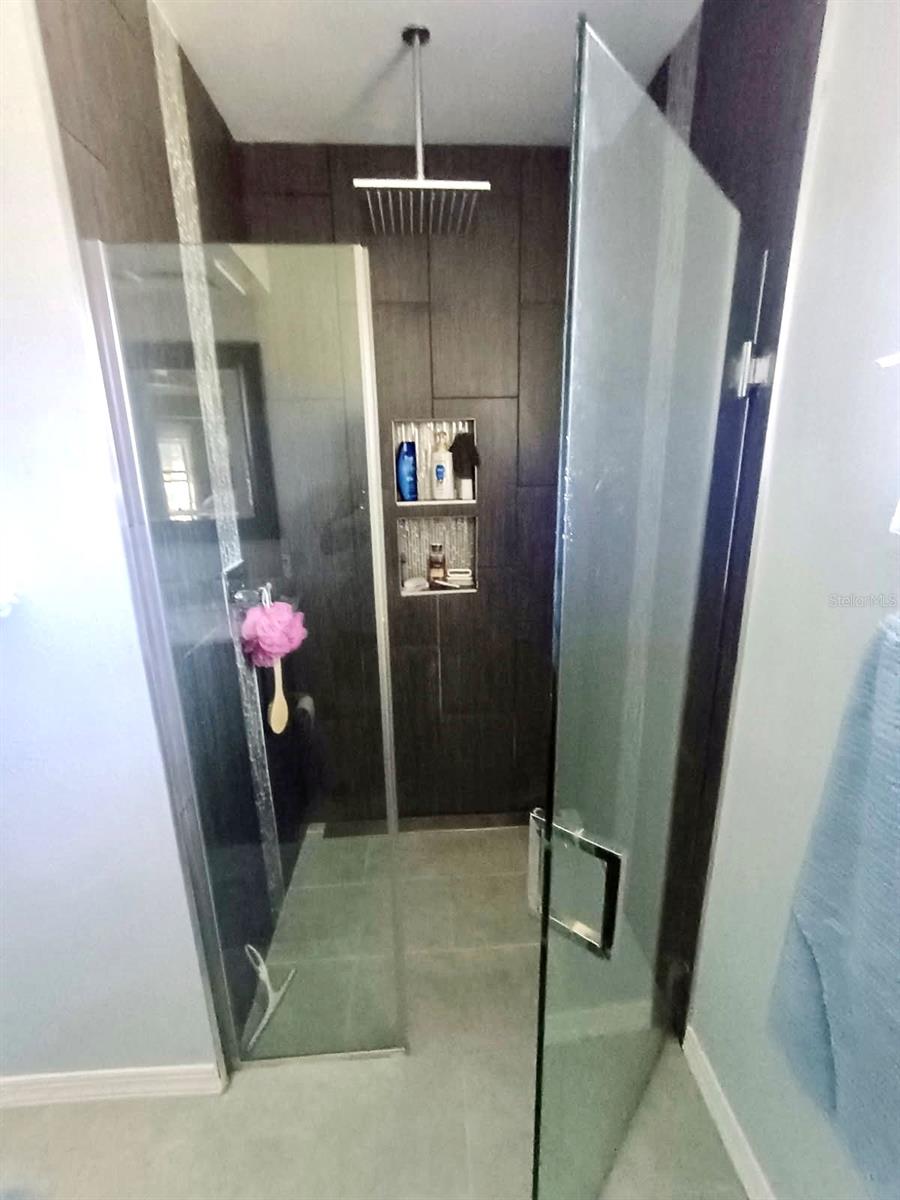 Rainfall Shower in Primary en-suite bathroom