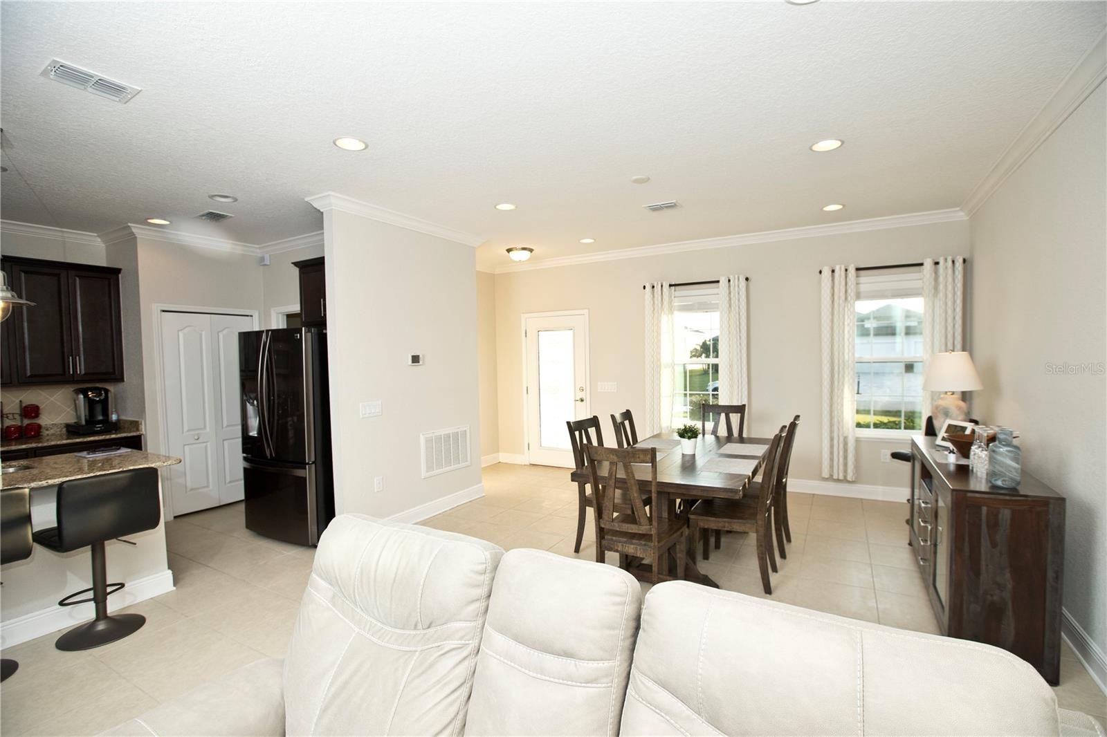 Great room towards dining room