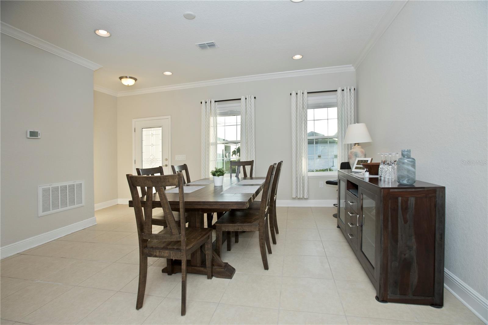 Dining room and entry
