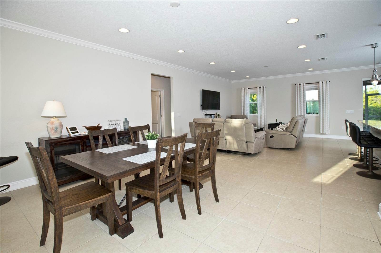Dining room towards great room