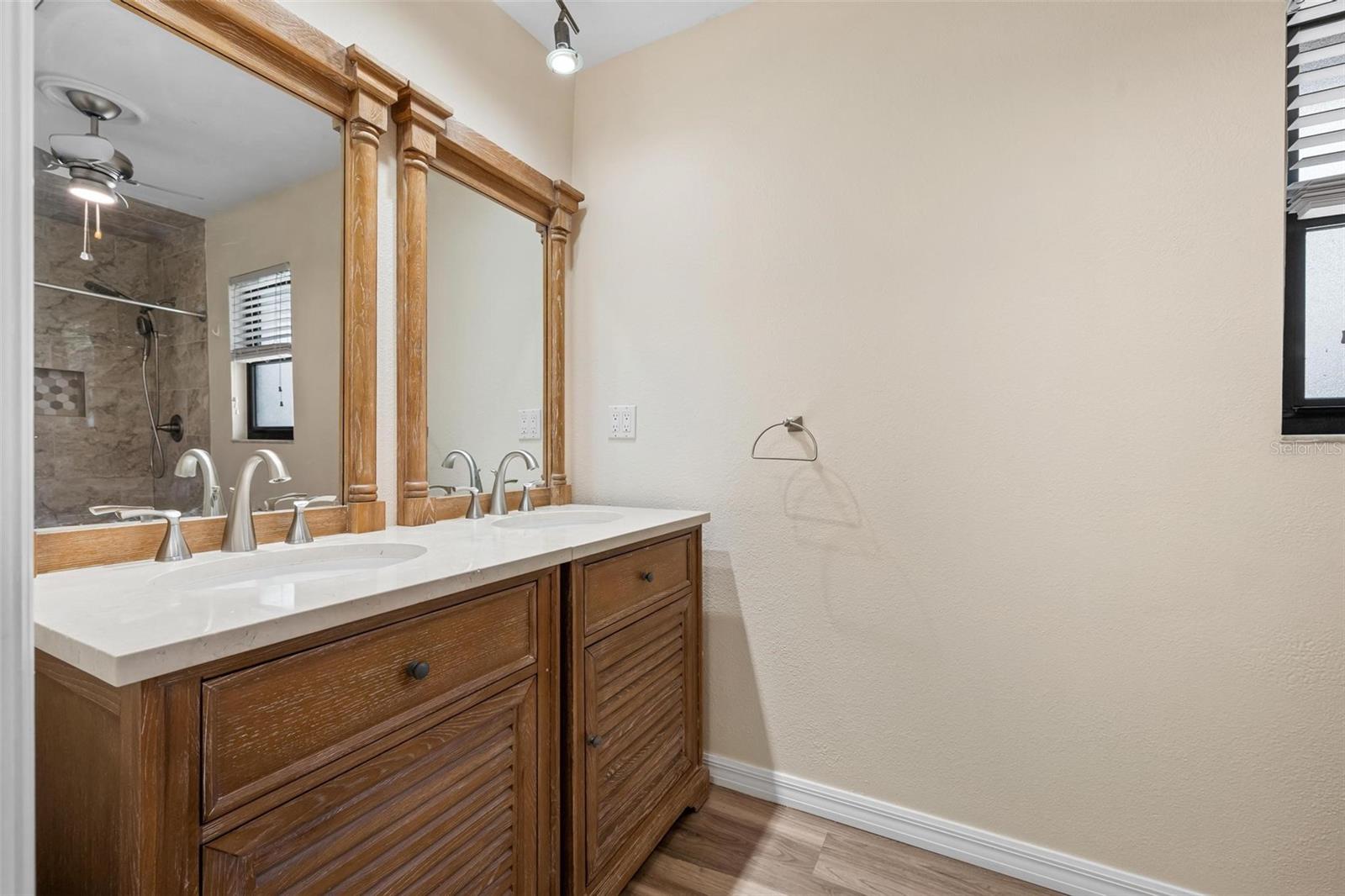 Virtually Staged Main House Primary Bathroom