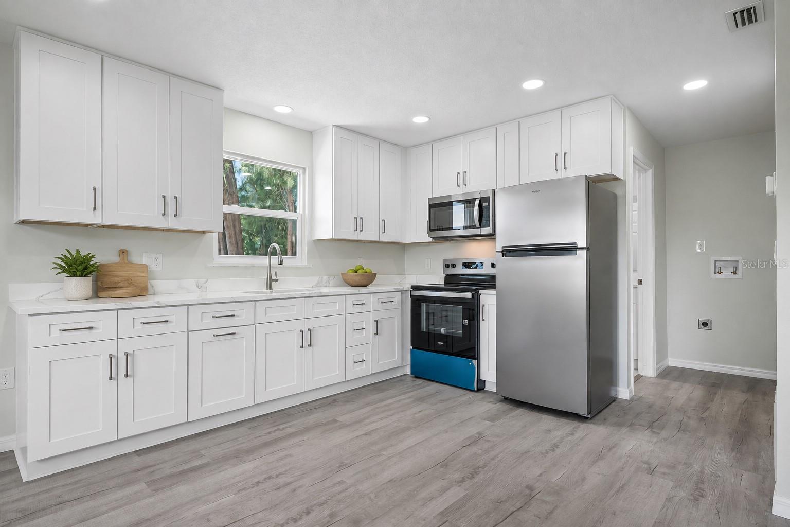 Virtually Staged Guest House Kitchen