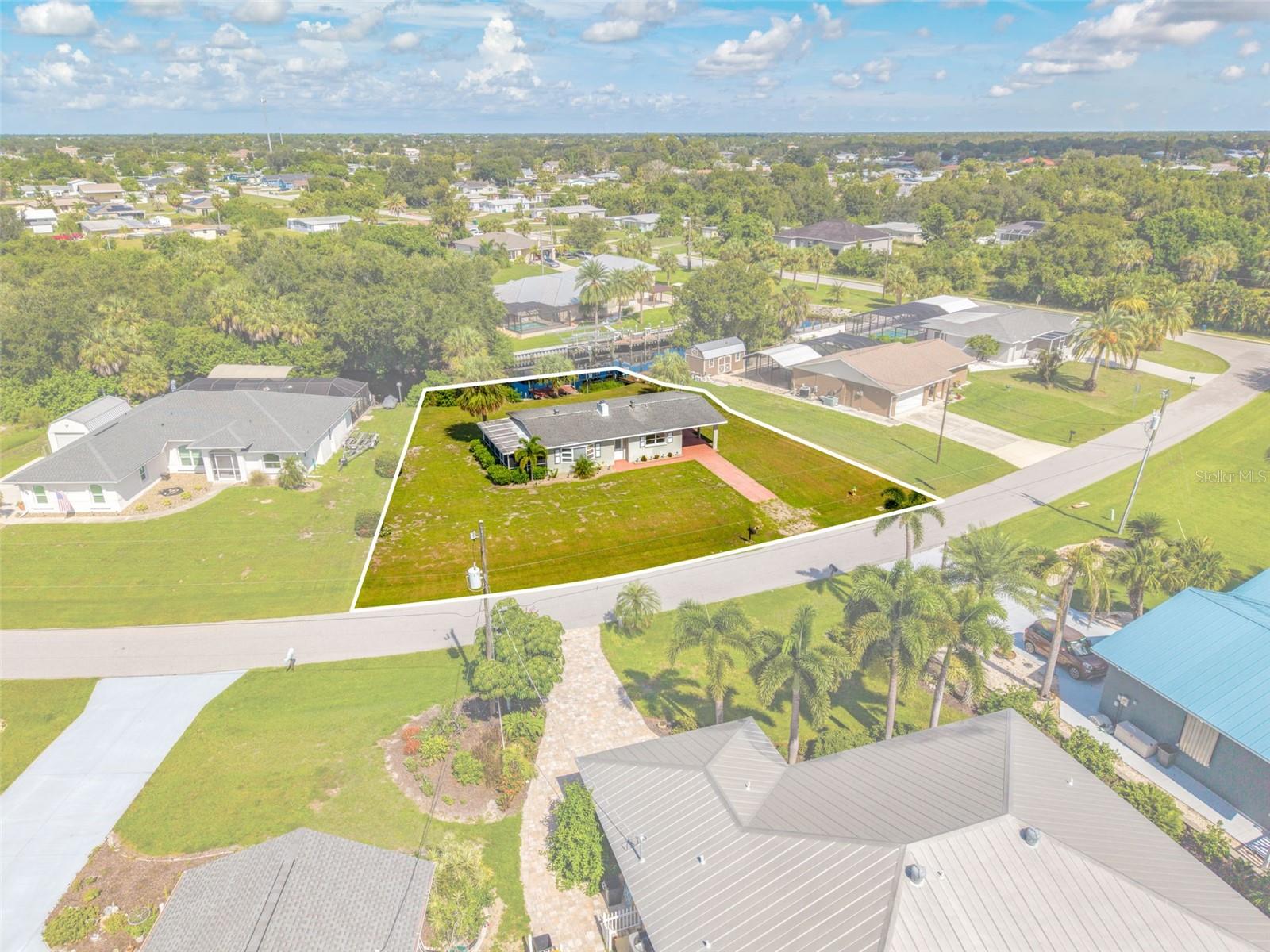 Aerial Perspective Showcasing Desirable Peace River Drive Location