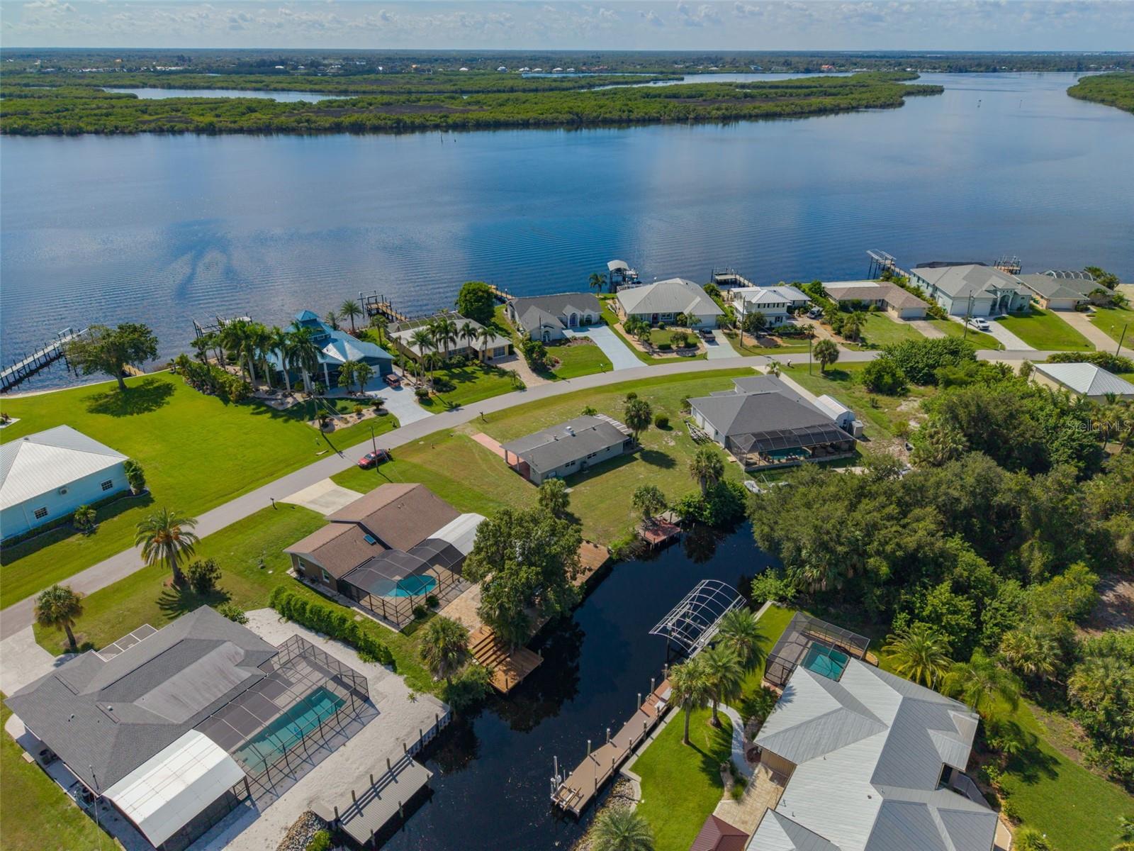 Aerial Perspective Showcasing Desirable Peace River Drive Location