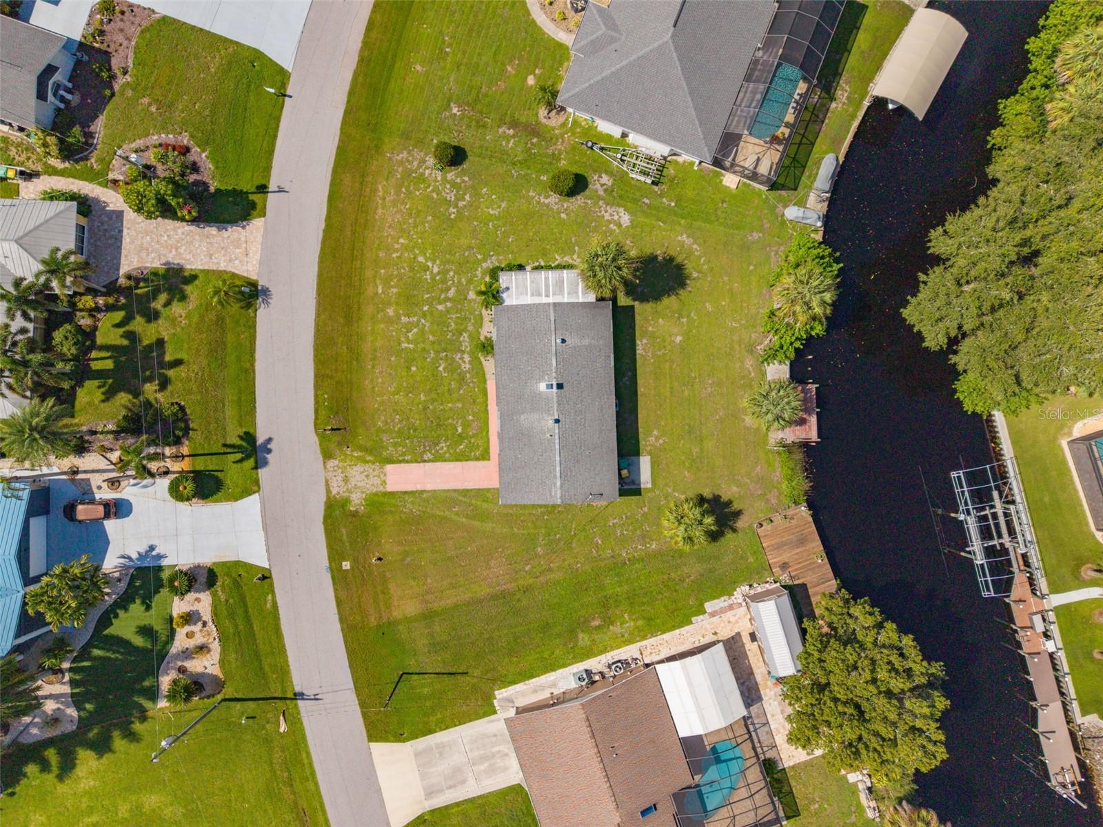 Scenic Aerial View Highlighting Peace River & Nearby Waterways