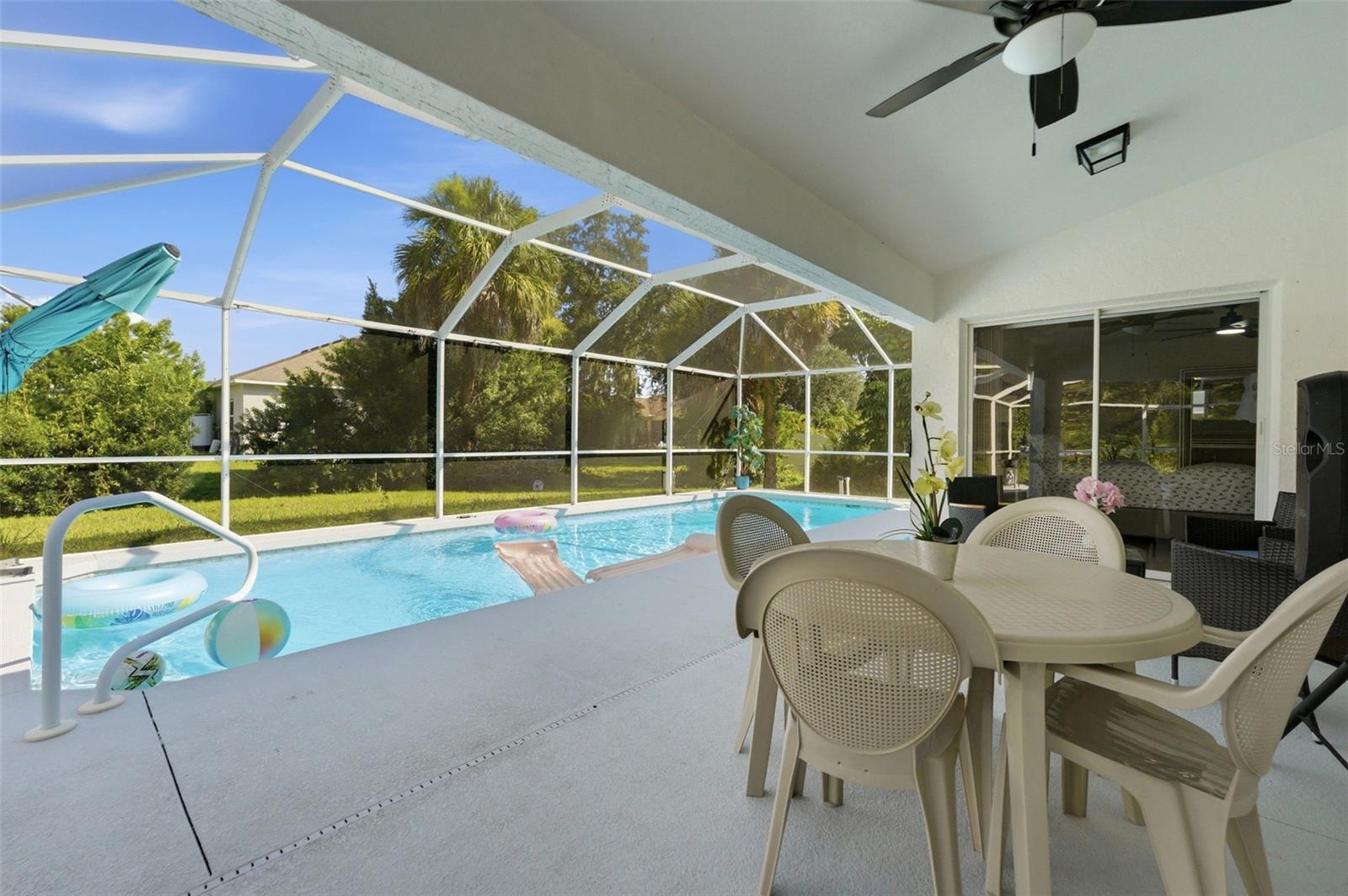 heated pool