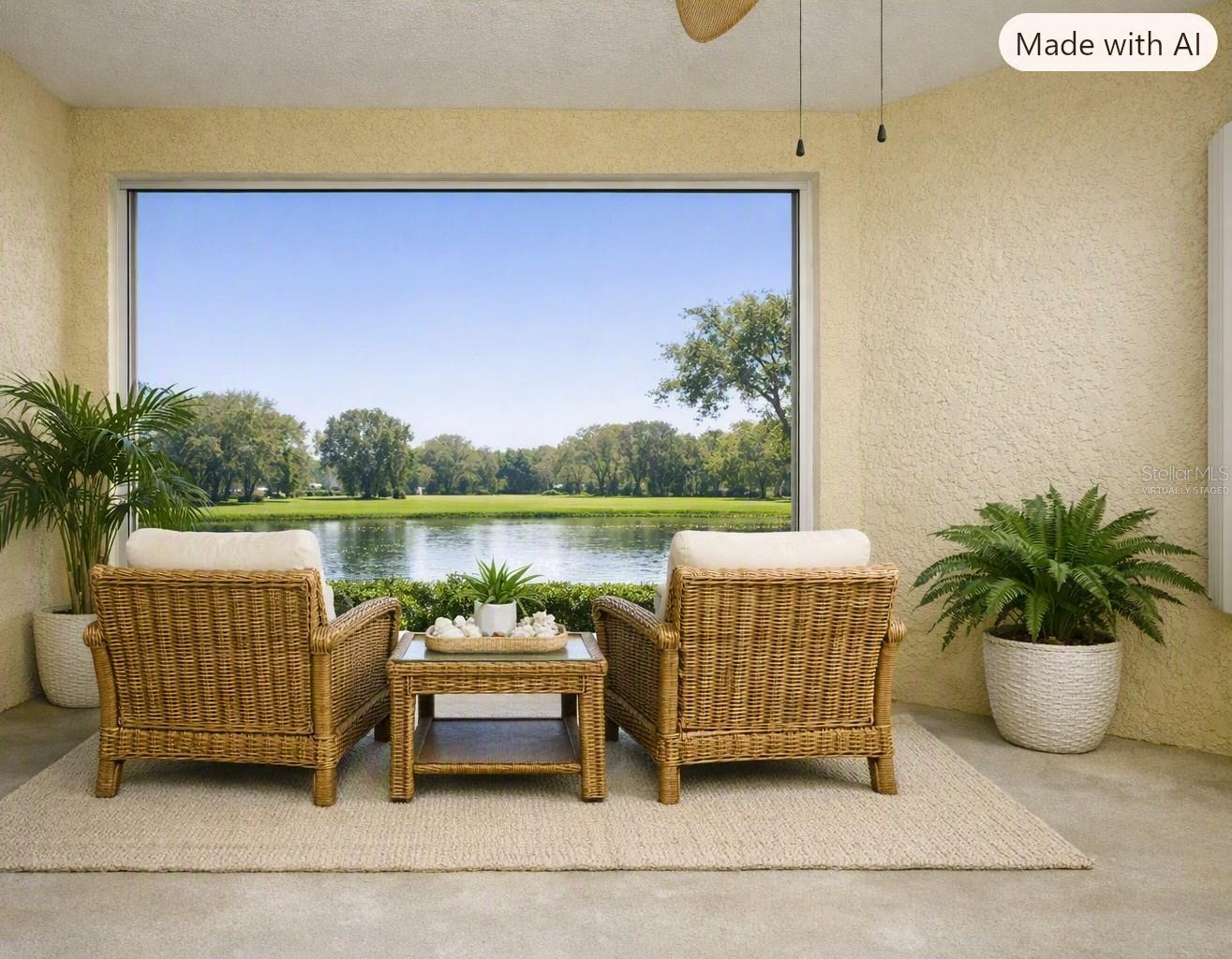 VIRTUALLY STAGED LANAI