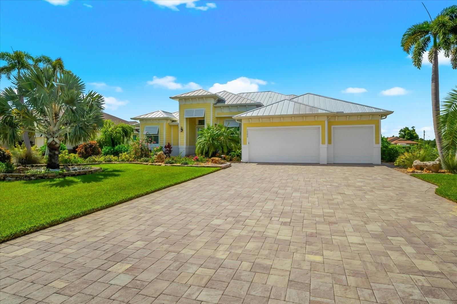 Expansive Paver Driveway!