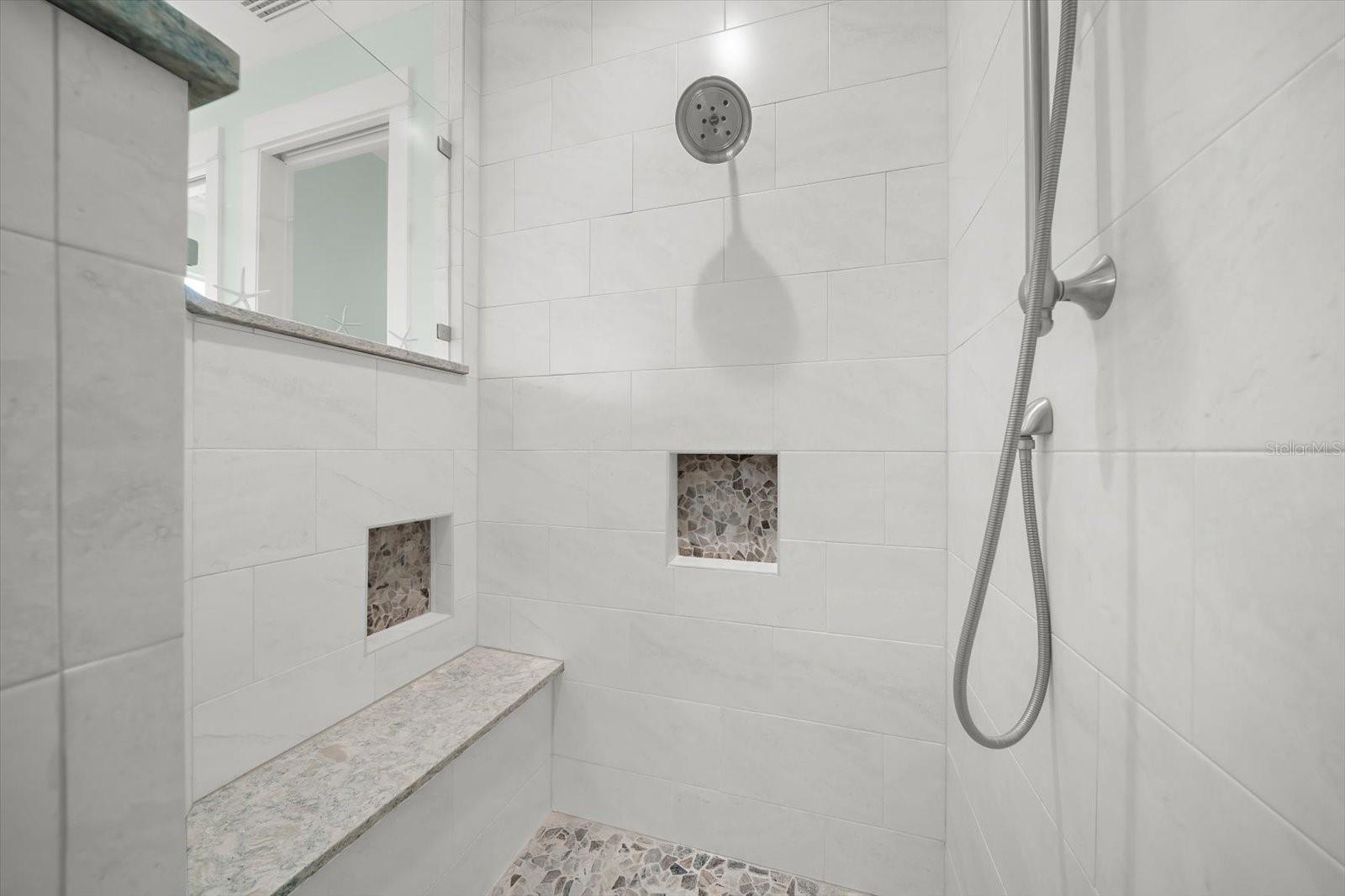 Large Walk-In Shower Feels Expansive