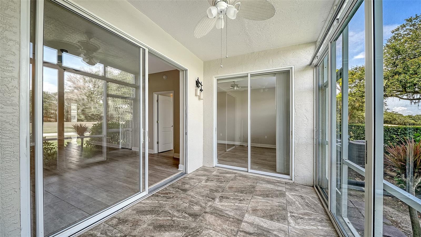 NICELY TILED LANAI FLOOR
