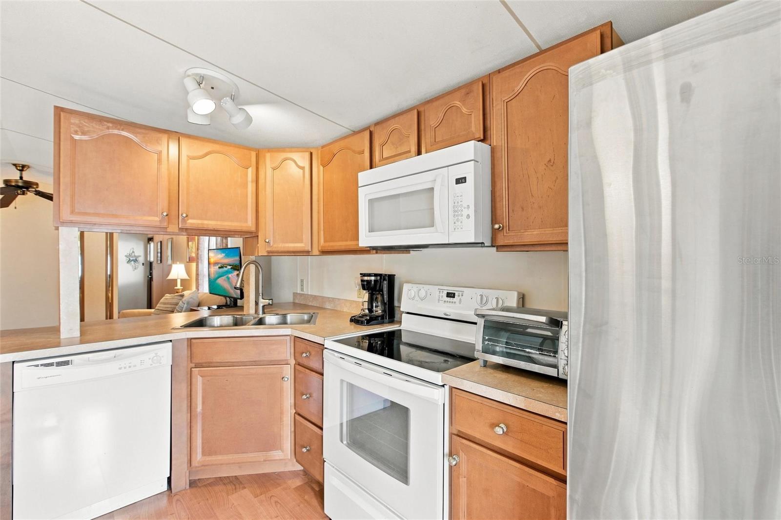 Dishwasher and microwave