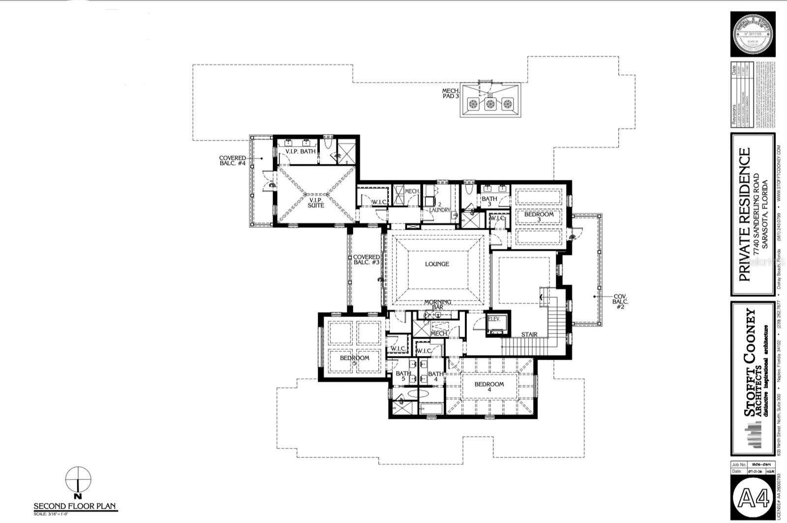 Rendering of Second Floor Plan