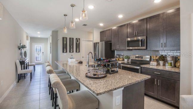 Model home - actual features may vary.