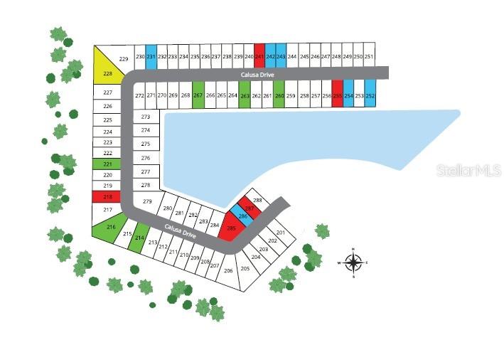 Heritage Station Community Map - Lot 252