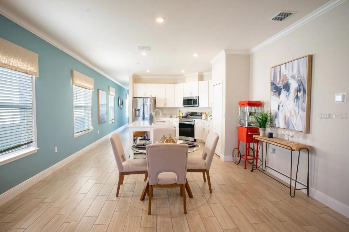 Model home - actual features may vary.