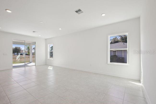 Model home - actual features may vary.