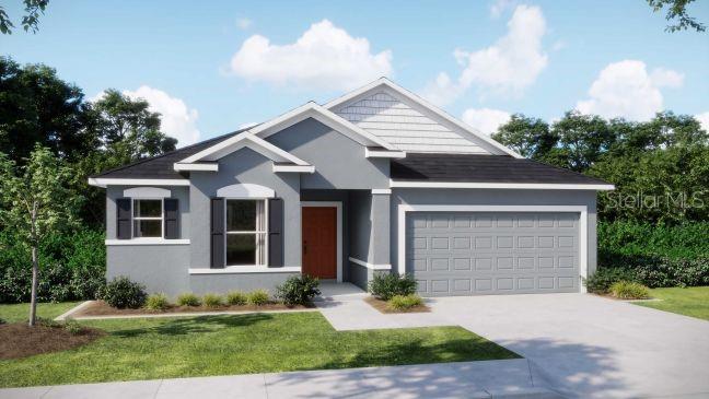 Artist Rendering - Actual home will have metal roof!