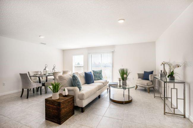 Model home - actual features may vary.