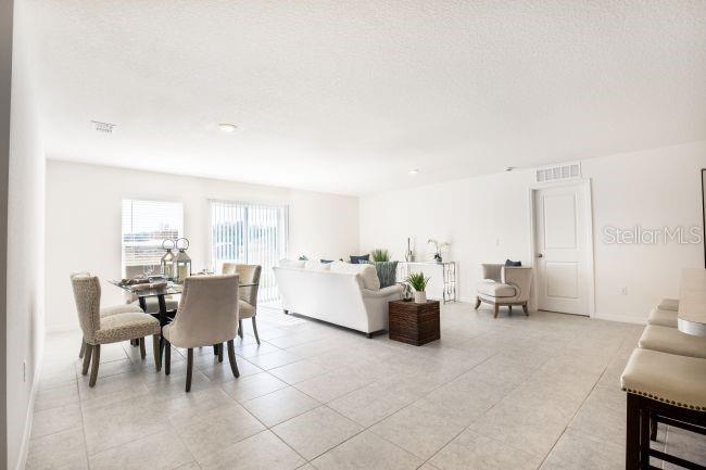 Model home - actual features may vary.
