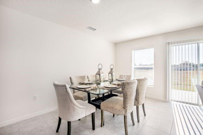 Model home - actual features may vary.