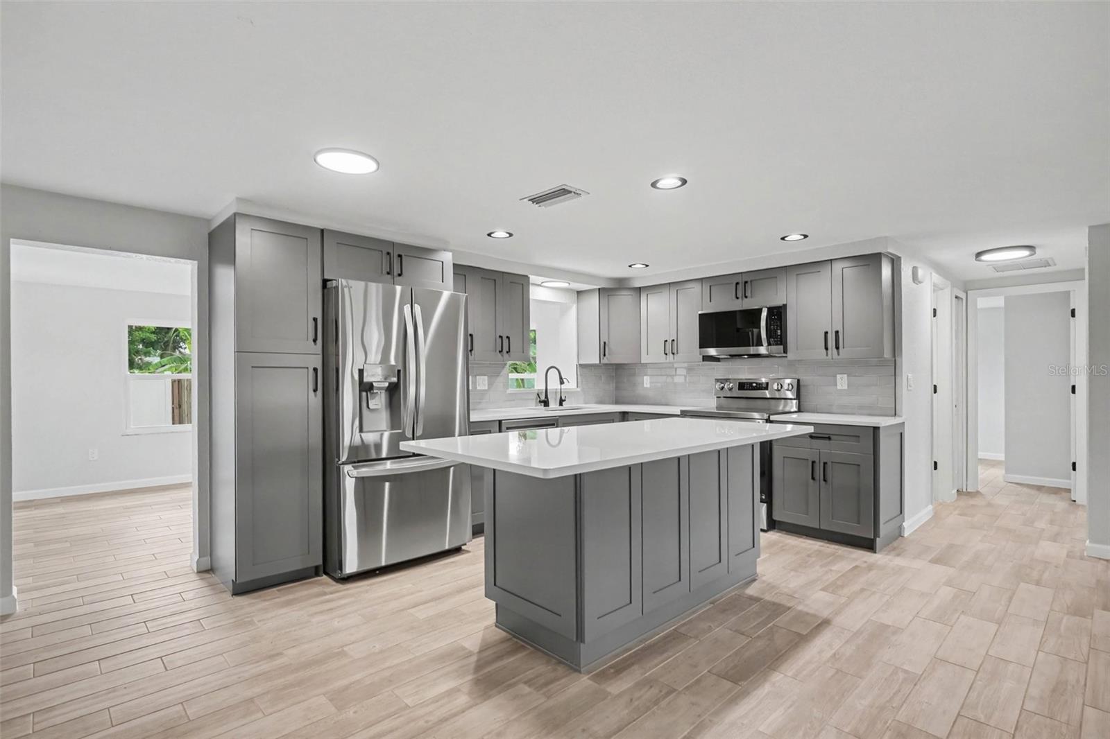Kitchen into the Florida Room