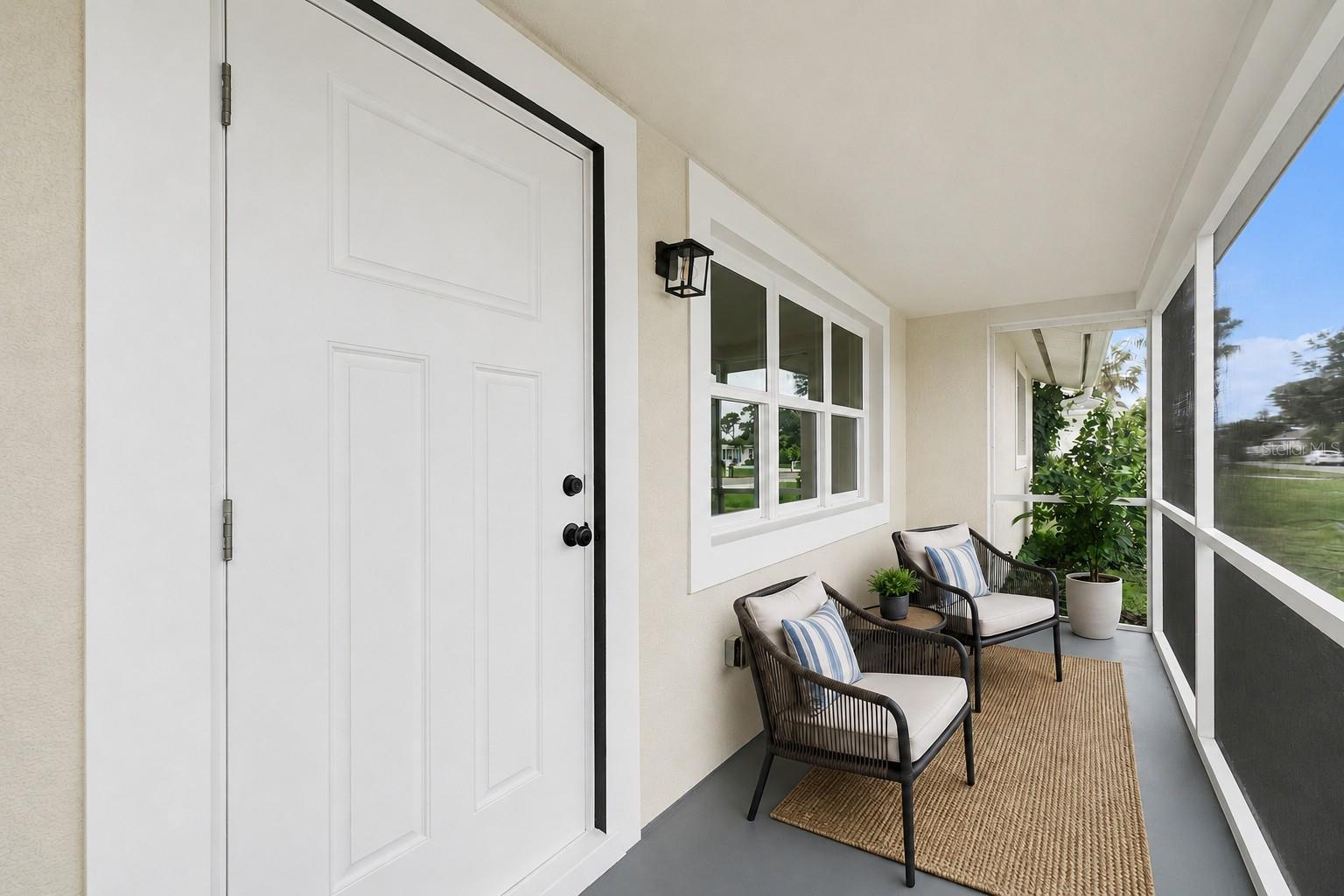 Front porch (furniture added)
