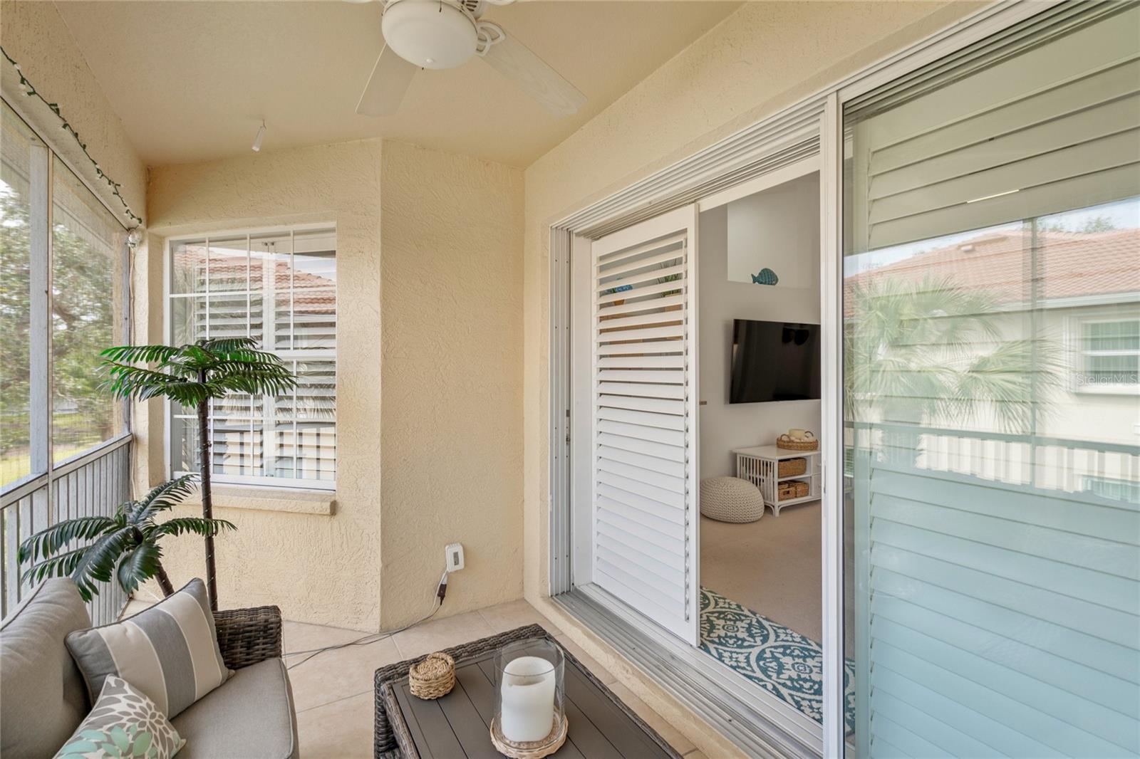 Screened in Balcony