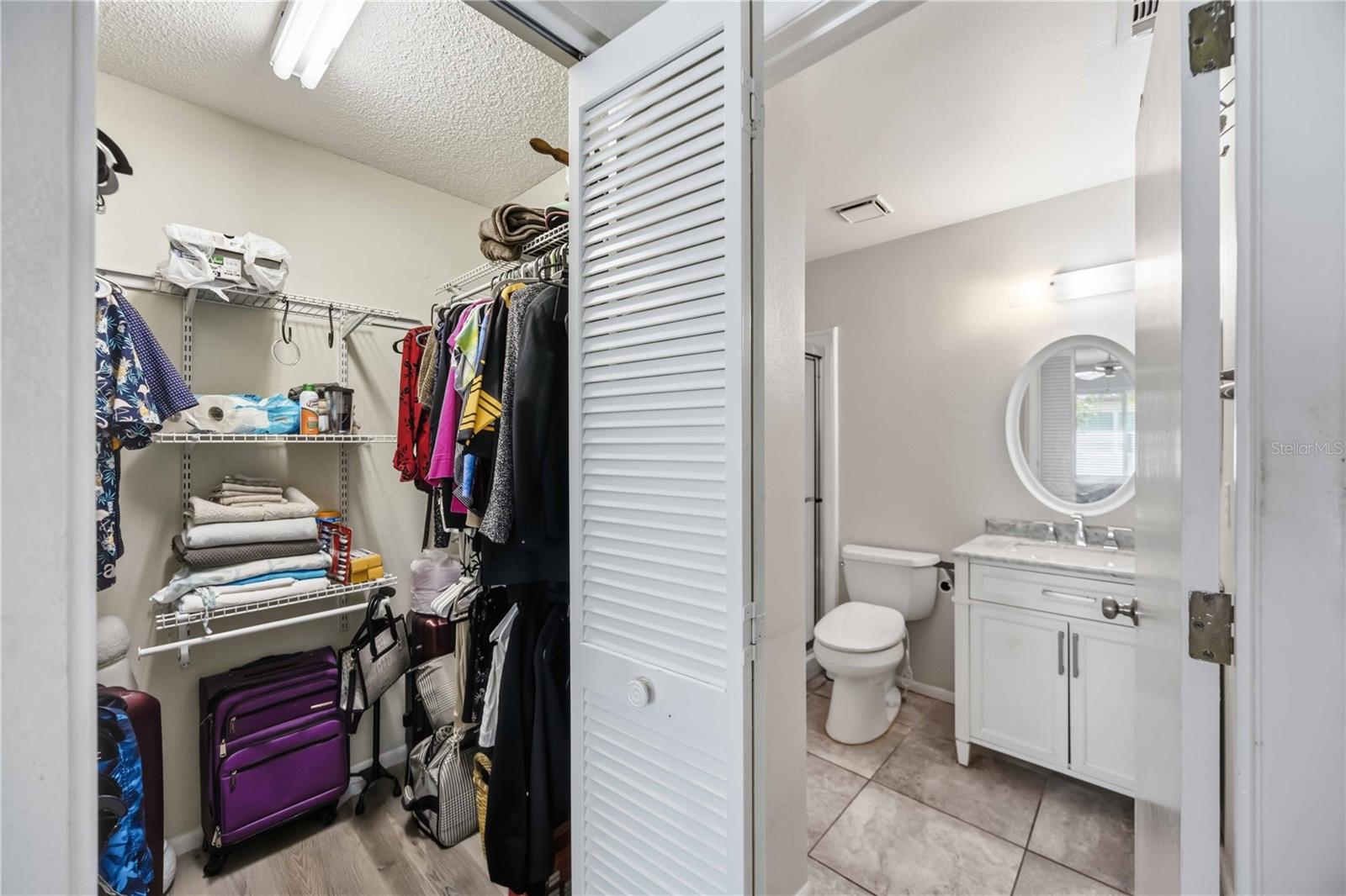 Primary Bedroom walk-in closet  and En Suite Bath