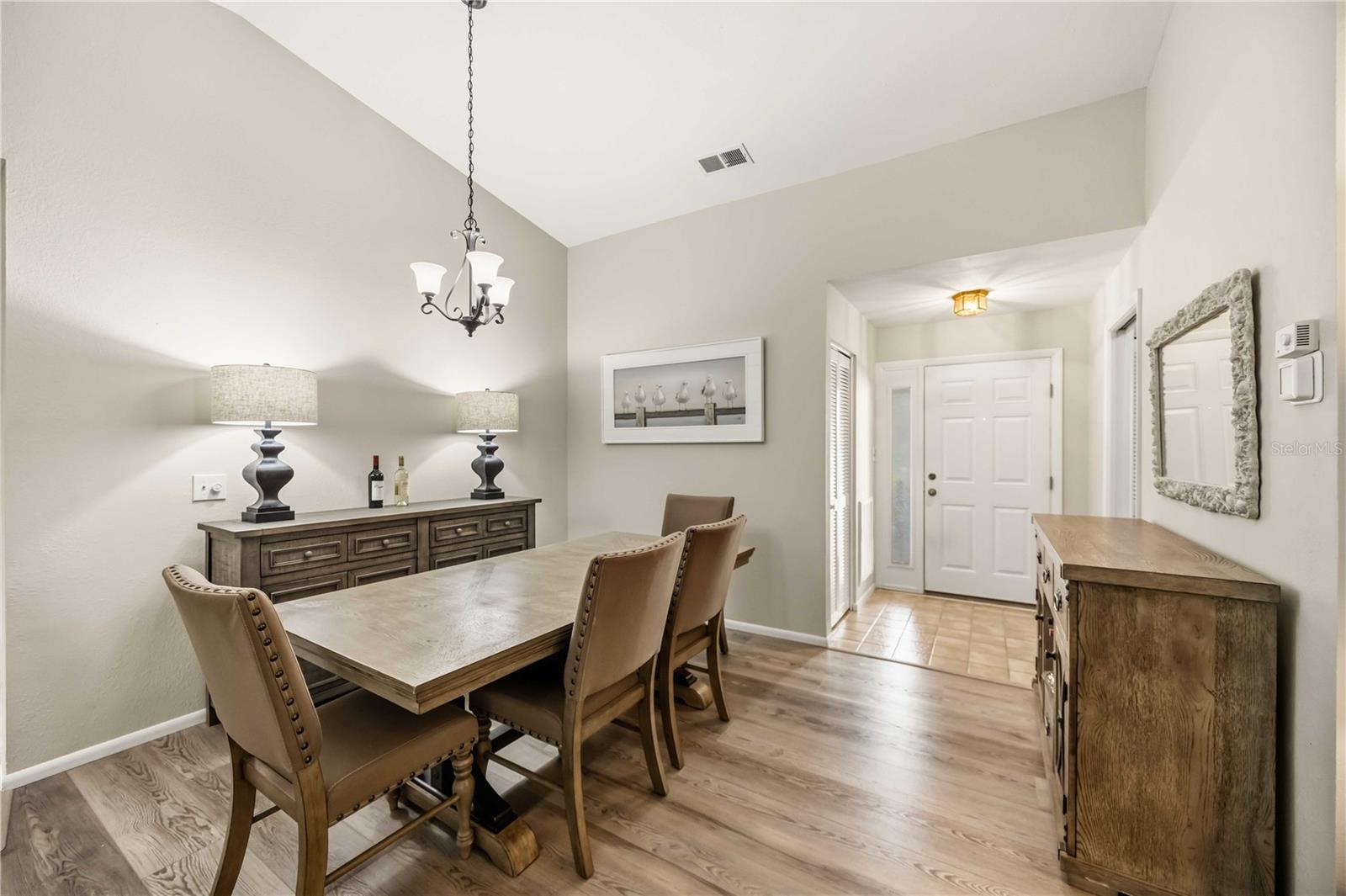 Front Entry leading into dining area