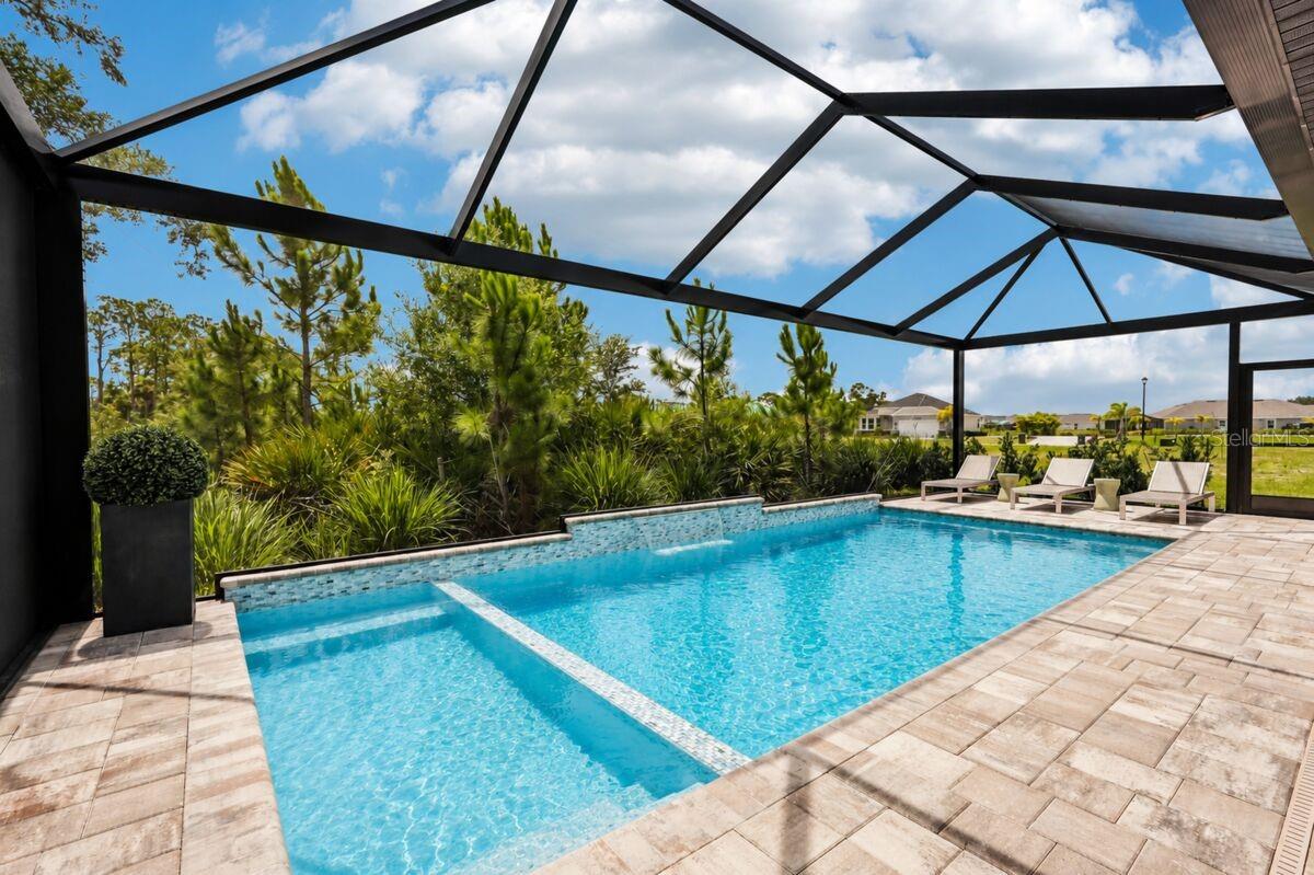 Lanai: This pool does not come with the home. This is the model.
