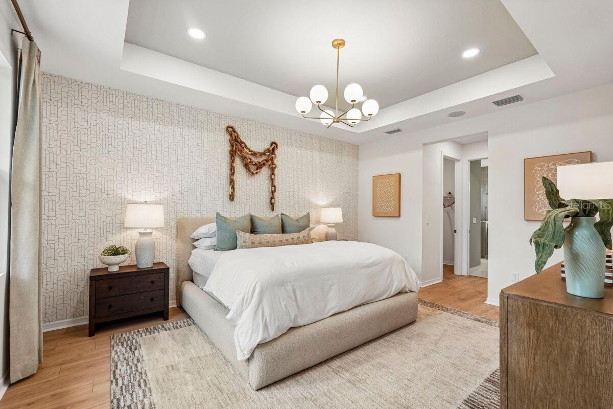 Primary Bedroom-Photo description represents the model home of same floor plan.