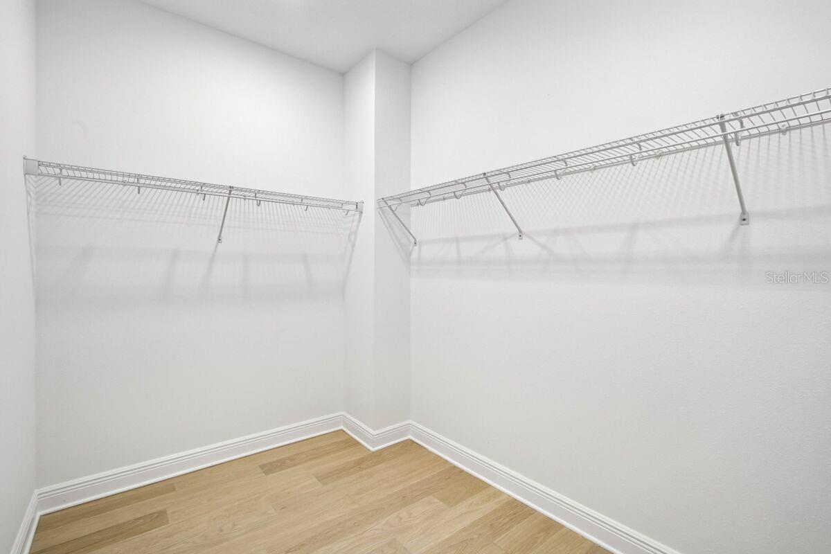 Closet-Photo description represents the model home of same floor plan.
