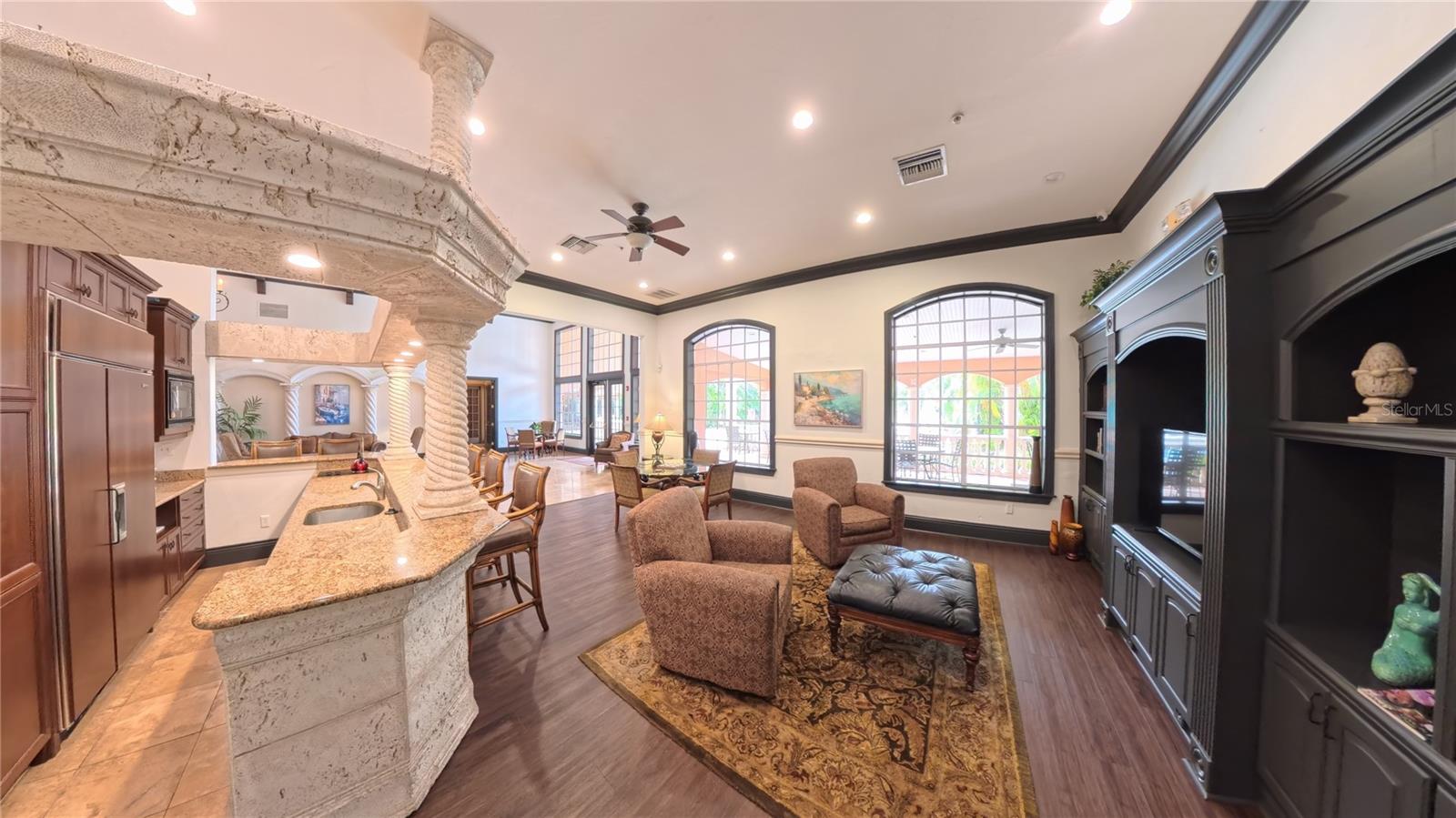 clubhouse interior