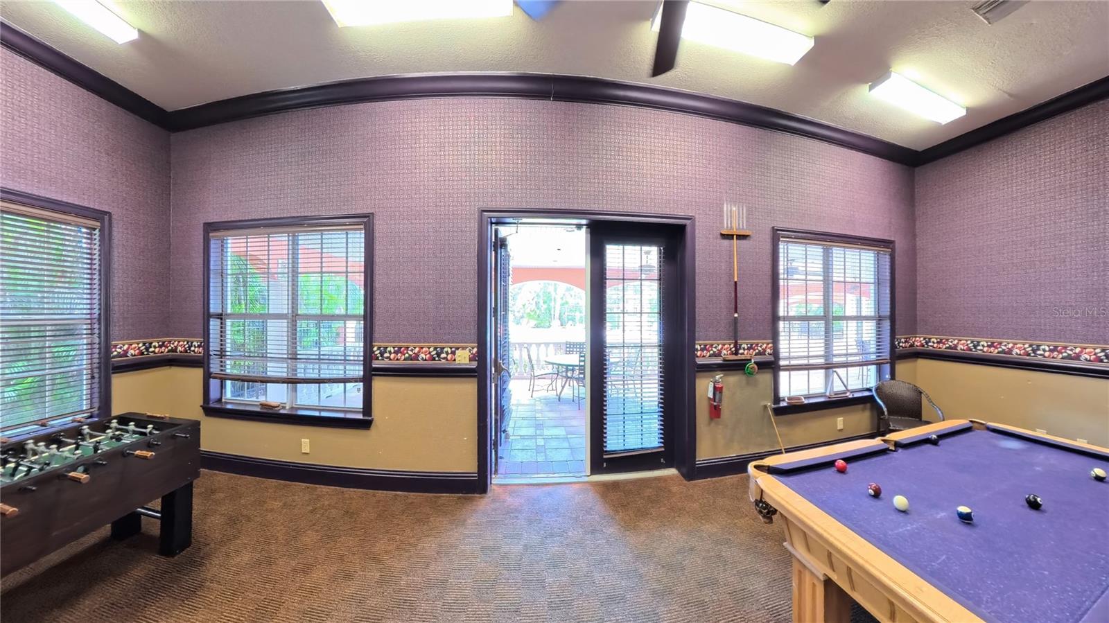 billiards and foosball