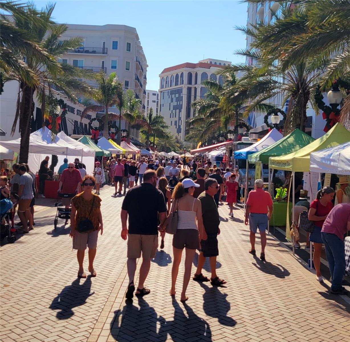Waterfront begins at foot of Main Street.