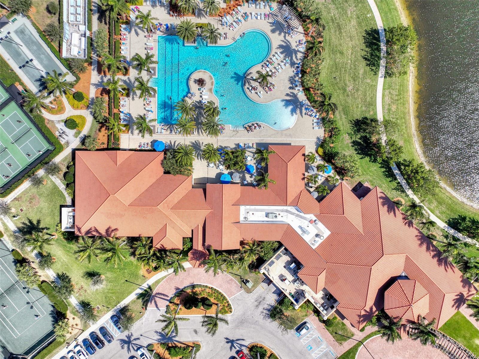 Amenity center - 30000 sq ft.
