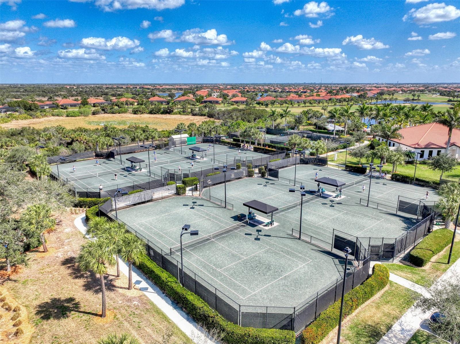 5 Tennis and 8 Pickleball courts
