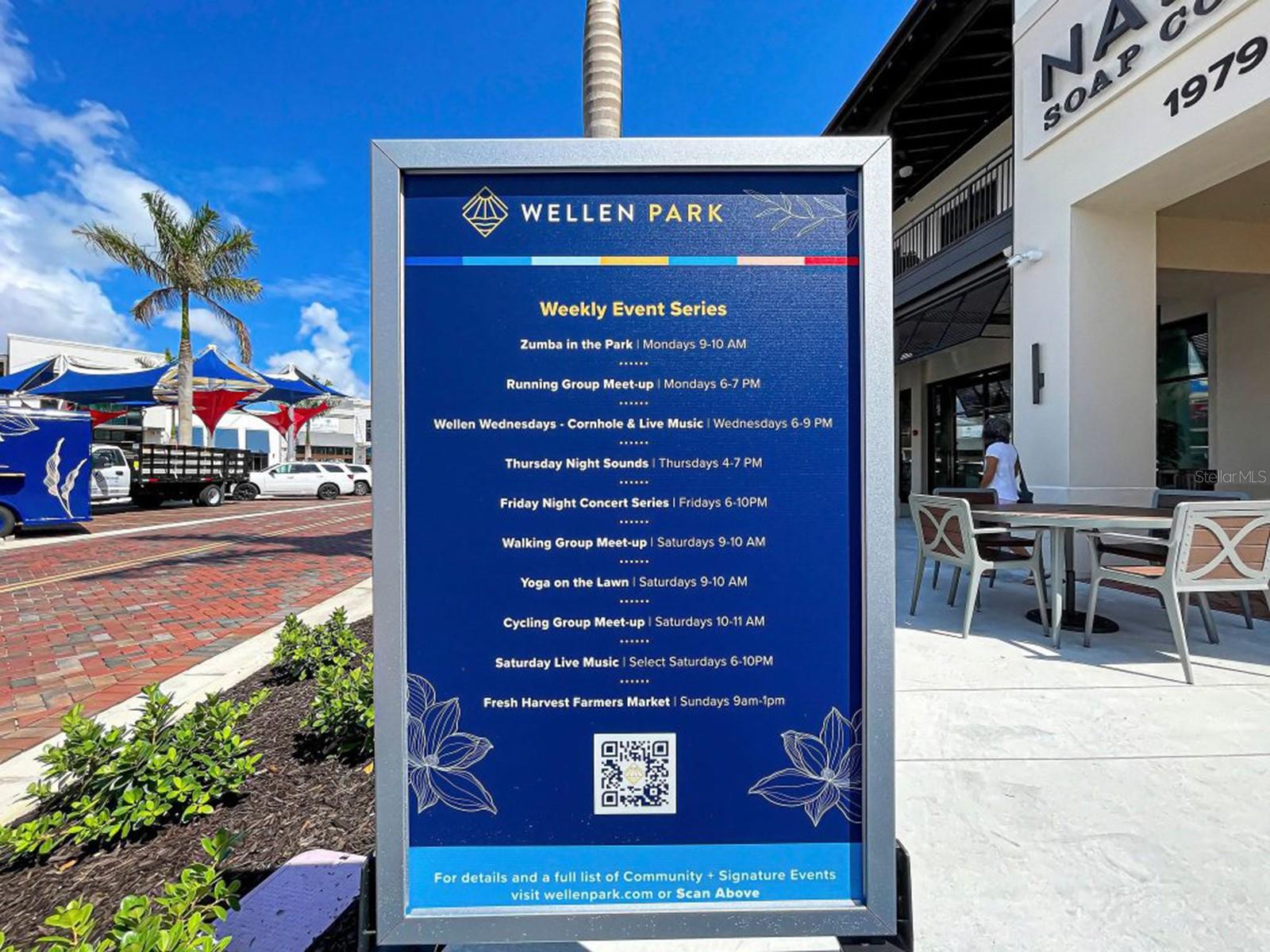 Downtown Wellen Park App & website lists activities & events